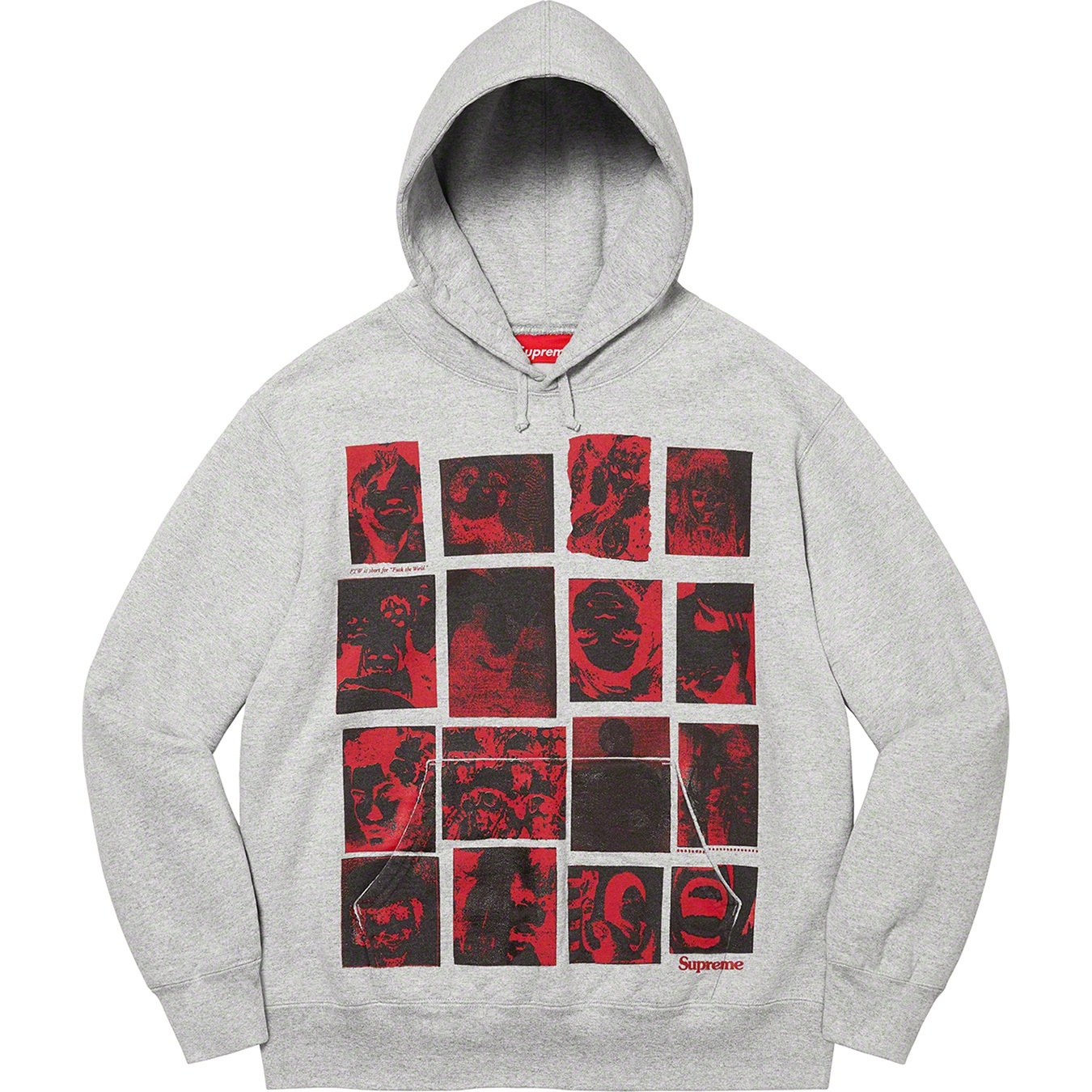 Collage Grid Hooded Sweatshirt view 8